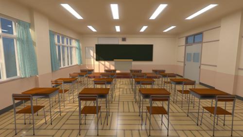Megurigaoka Gakuin Koutou Gakkou Classroom preview image